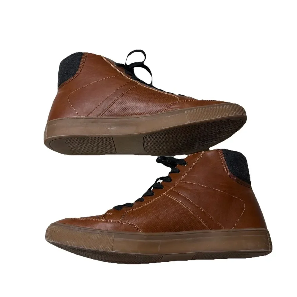 Sonoma Conga Boots OrthoLite Eco Cognac Brown Kohls Shoes 224359 Men's Size 10